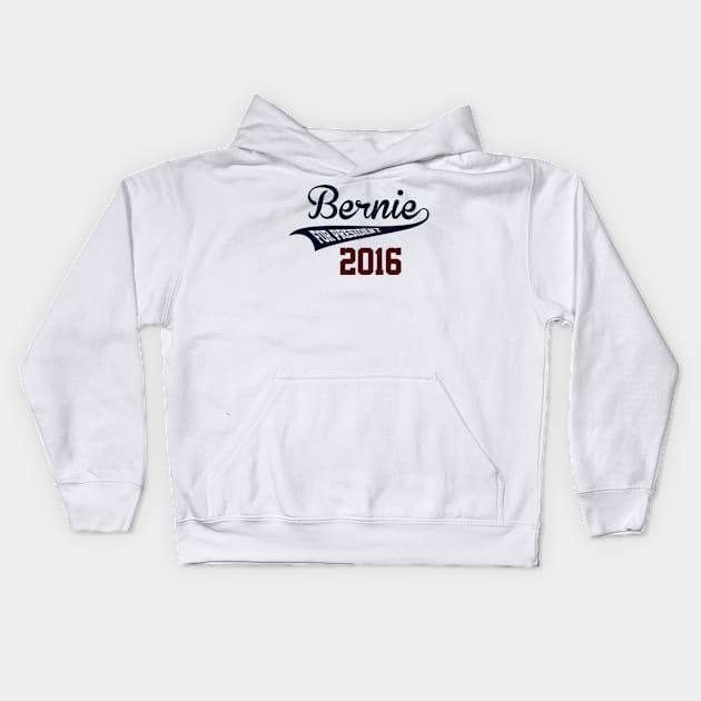 Bernie Sanders For President Kids Hoodie by ESDesign